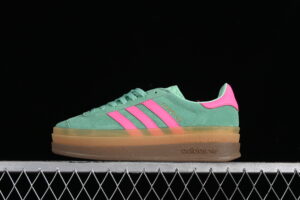 Adidas Originals Gazelle Bold H06125 Originals Platform Casual Non Slip Wear Resistant Low Top Skate Shoes