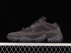 G Version Adidas Originals Yeezy 500 "Black" F36640 Adidas Yeezy Casual Running Shoes