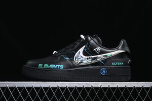 Ambush x Nike Air Force 1'07 Low "Punk Future" Collaboration Cyberpunk Style Series Air Force 1 Low Top Casual Skate Shoes DV3464-011