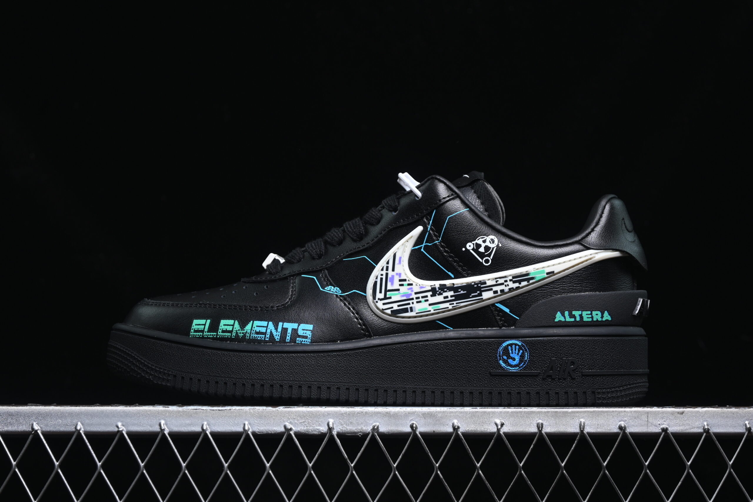 Ambush x Nike Air Force 1'07 Low "Punk Future" Collaboration Cyberpunk Style Series Air Force 1 Low Top Casual Skate Shoes DV3464-011