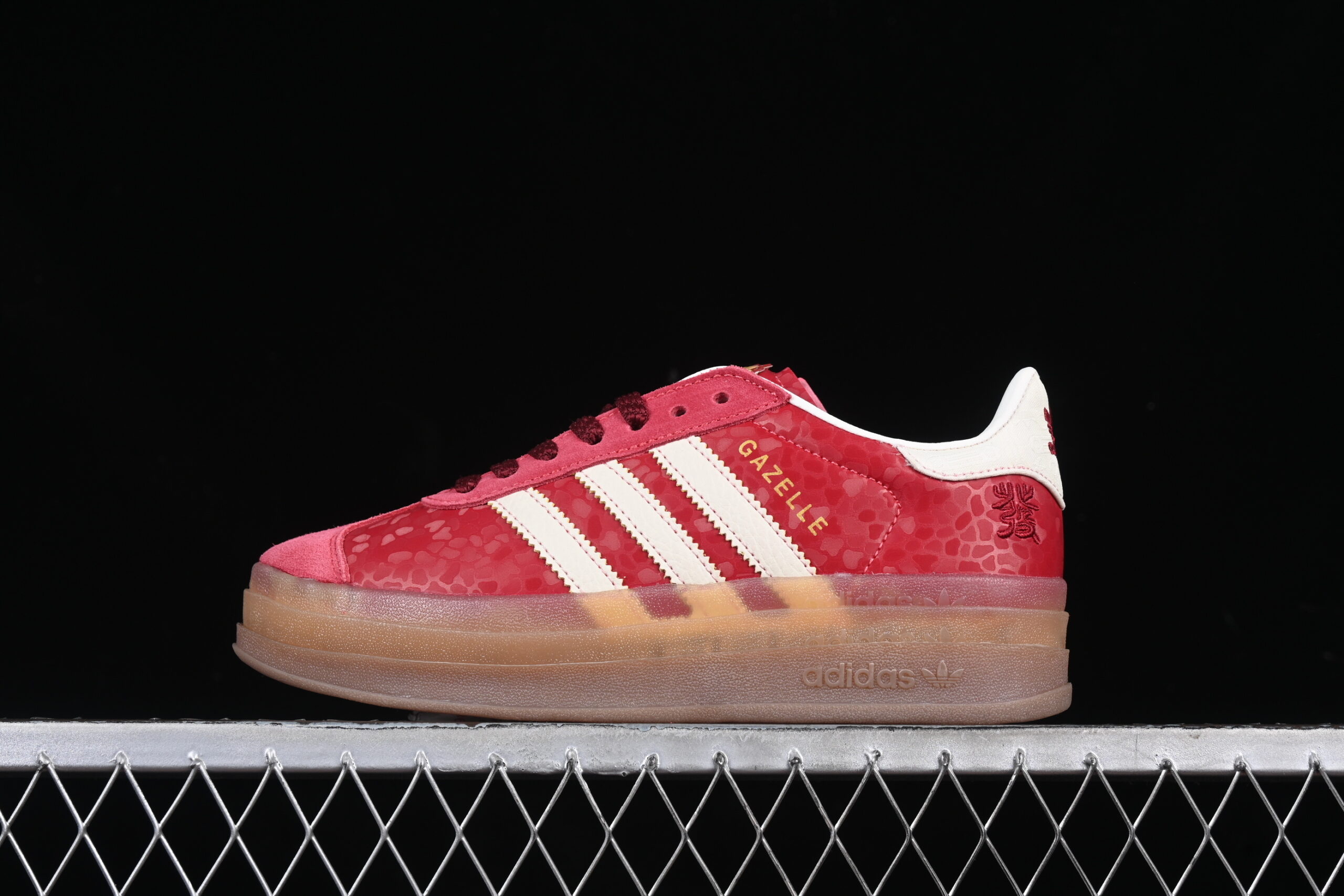 Adidas Originals Gazelle Bold Year of the Snake JQ5977 Limited Originals Platform Casual Non Slip Wear Resistant Low Top Skate Shoes