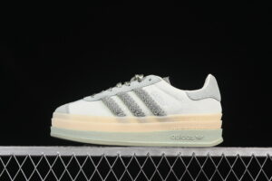 Adidas Originals Gazelle Bold JR8373 Collaboration Originals Platform Casual Non Slip Wear Resistant Low Top Skate Shoes