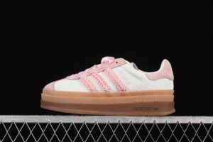 Adidas Originals Gazelle Bold JR8374 Collaboration Originals Platform Casual Non Slip Wear Resistant Low Top Skate Shoes