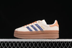 Adidas Originals Gazelle Bold JQ0955 Originals Platform Casual Non Slip Wear Resistant Low Top Skate Shoes