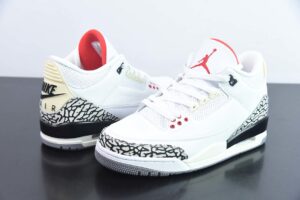 DAJK43264040 Nike Retro "White Cement Reimagined" AJ3 White Grey Colorway DN3707-100