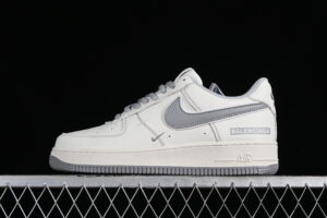 BALENCIAGA x Nike Air Force 1'07 Low Collaboration Cream Grey Air Force 1 Low Top Casual Version FR0538-091
