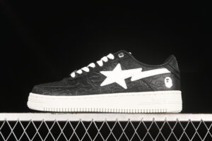 Bape Sta "Tokyo" Black White Nigo Classic Casual Sports Skate Shoes 1J80191052