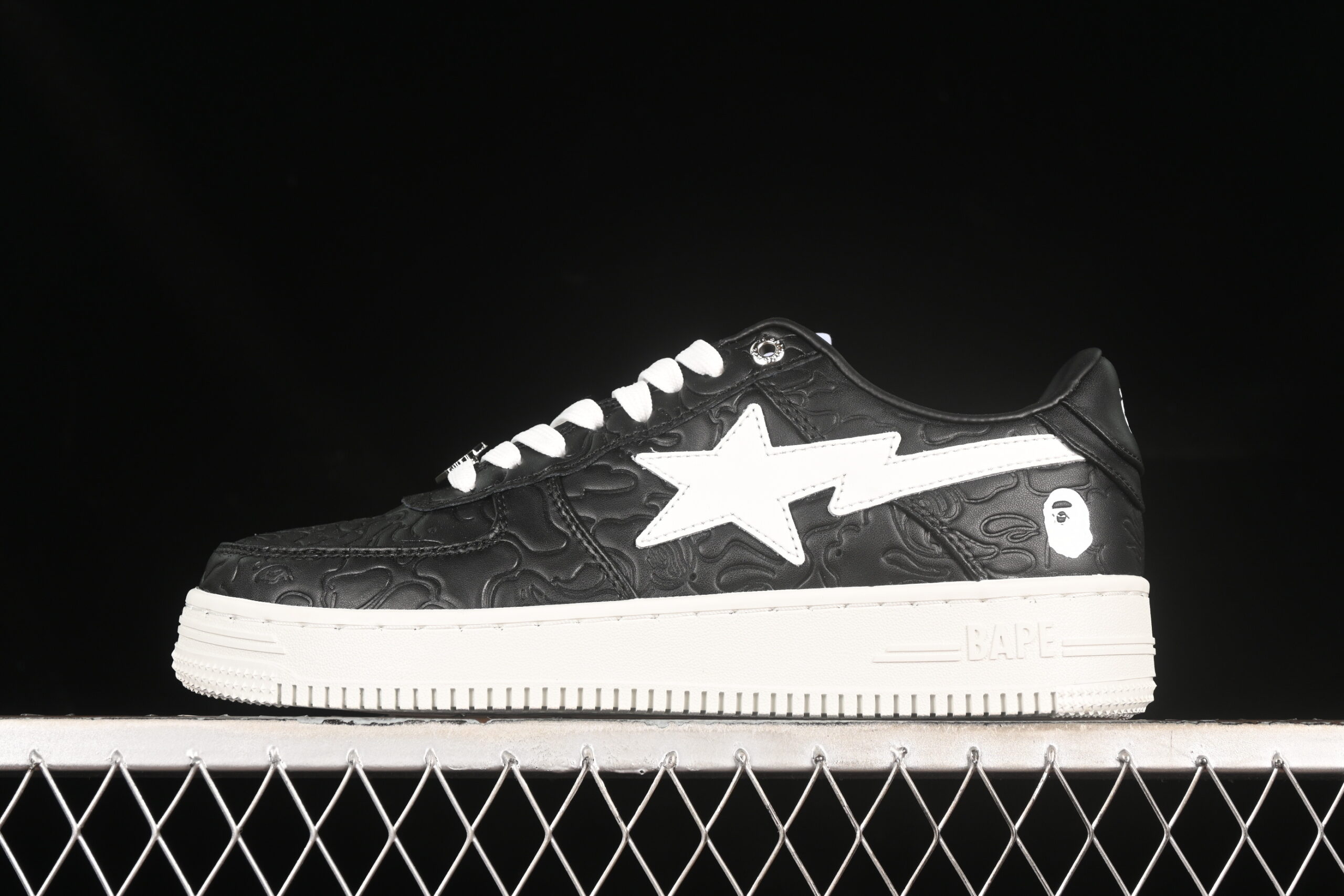Bape Sta "Tokyo" Black White Nigo Classic Casual Sports Skate Shoes 1J80191052