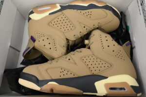 BA1Q1 Brown Cost Effective Jordan 6 Sports Basketball Shoes FD1643-300 Air Jordan 6 Gore-Tex "Brown Kelp"