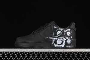 Comme Des Garcons x Nike Air Force 1 Low CDG Collaboration Air Force 1 Low Top Casual Skate Shoes 923044-101