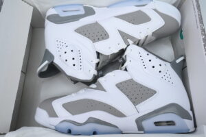 BA1Q1 White Grey Cost Effective Jordan 6 Sports Basketball Shoes CT8529-100 Air Jordan 6 Retro 'Cool Grey'