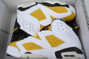 BA1Q1 White Yellow Cost Effective Jordan 6 Sports Basketball Shoes CT8529-170 Air Jordan 6 Retro 'Yellow Ochre'