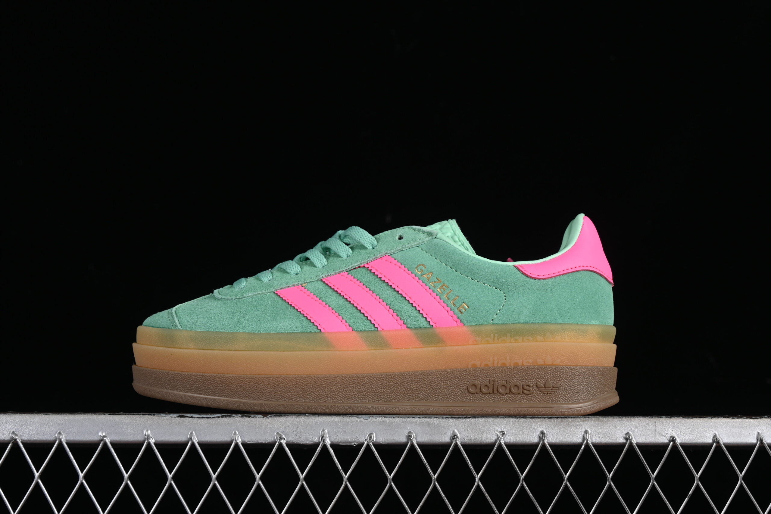 J Version Adidas Originals Gazelle Bold H06125 Originals Platform Casual Non Slip Wear Resistant Low Top Skate Shoes