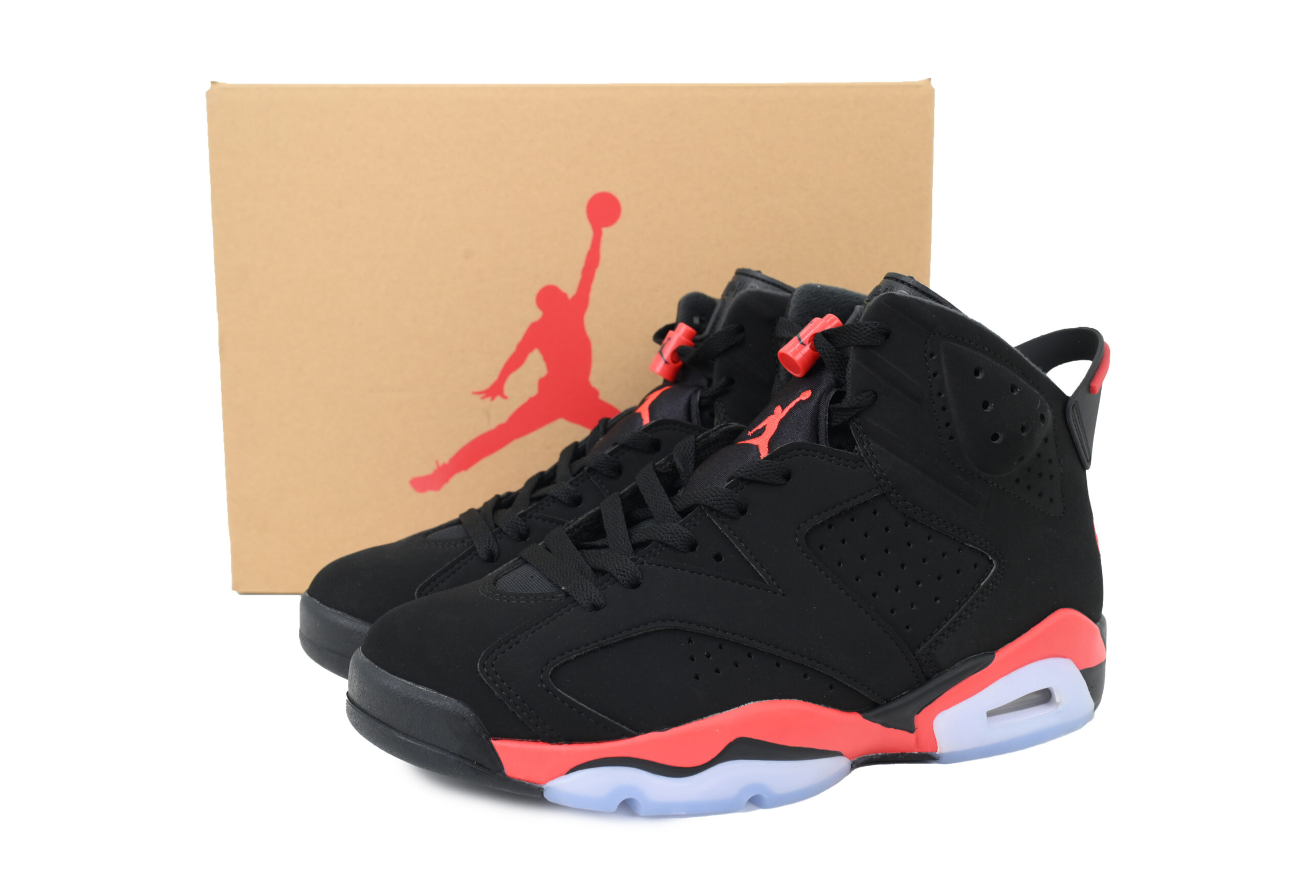 DA5Q12025 Black Red Jordan 6 Sports Basketball Shoes CT8529-001 Air Jordan 6 Reproduce Infrared Black And Red