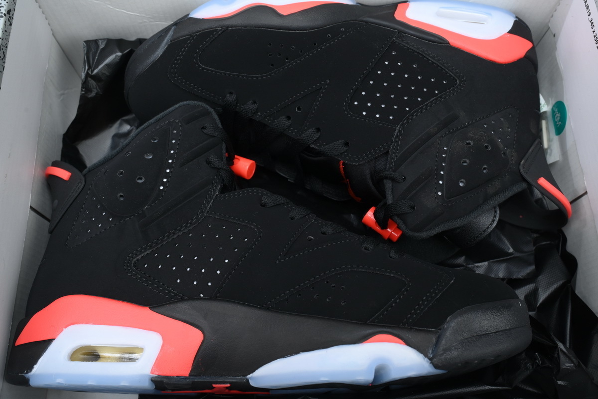 DA5Q13M Jordan 6 Sports Basketball Shoes 384664-060 Air Jordan 6 Retro 'Infrared'
