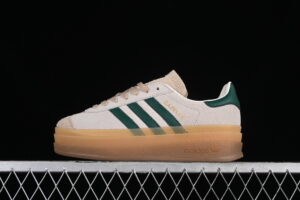 J Version Adidas Originals Gazelle Bold ID7056 Originals Platform Casual Non Slip Wear Resistant Low Top Skate Shoes