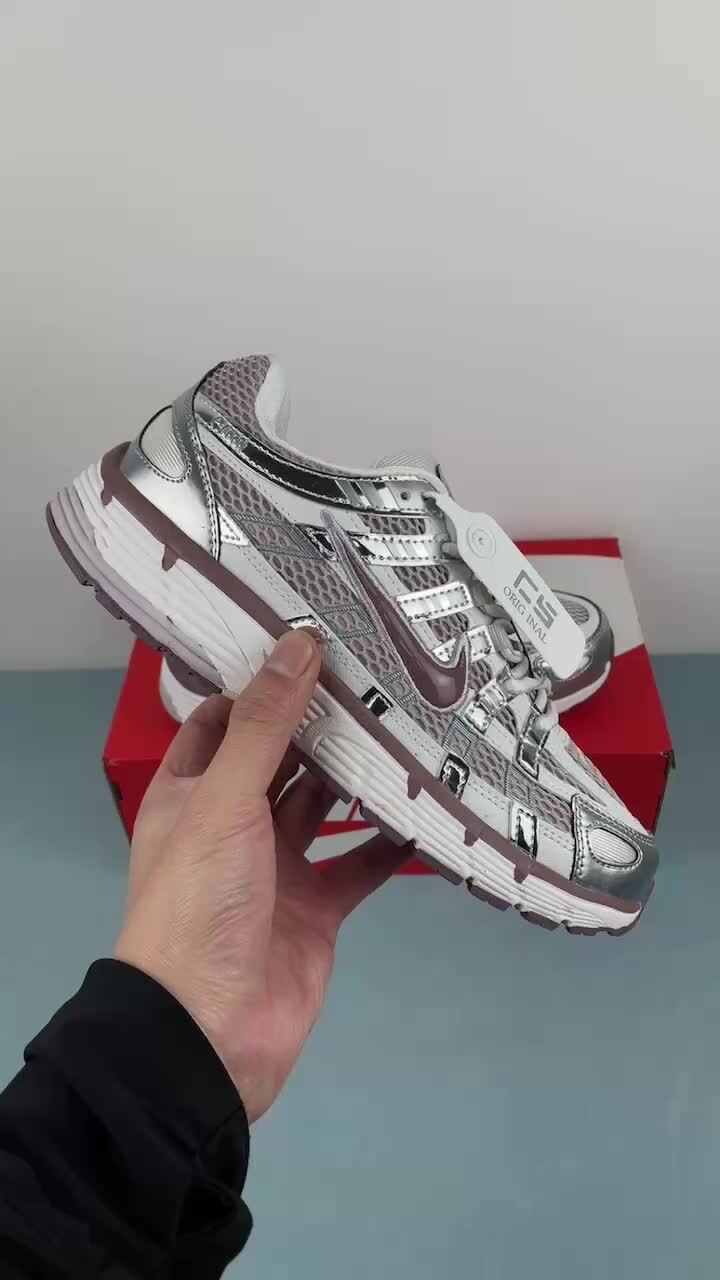 D Authentic Label Company Level Nike P-6000 Nike Retro Running Shoes IB4019-019