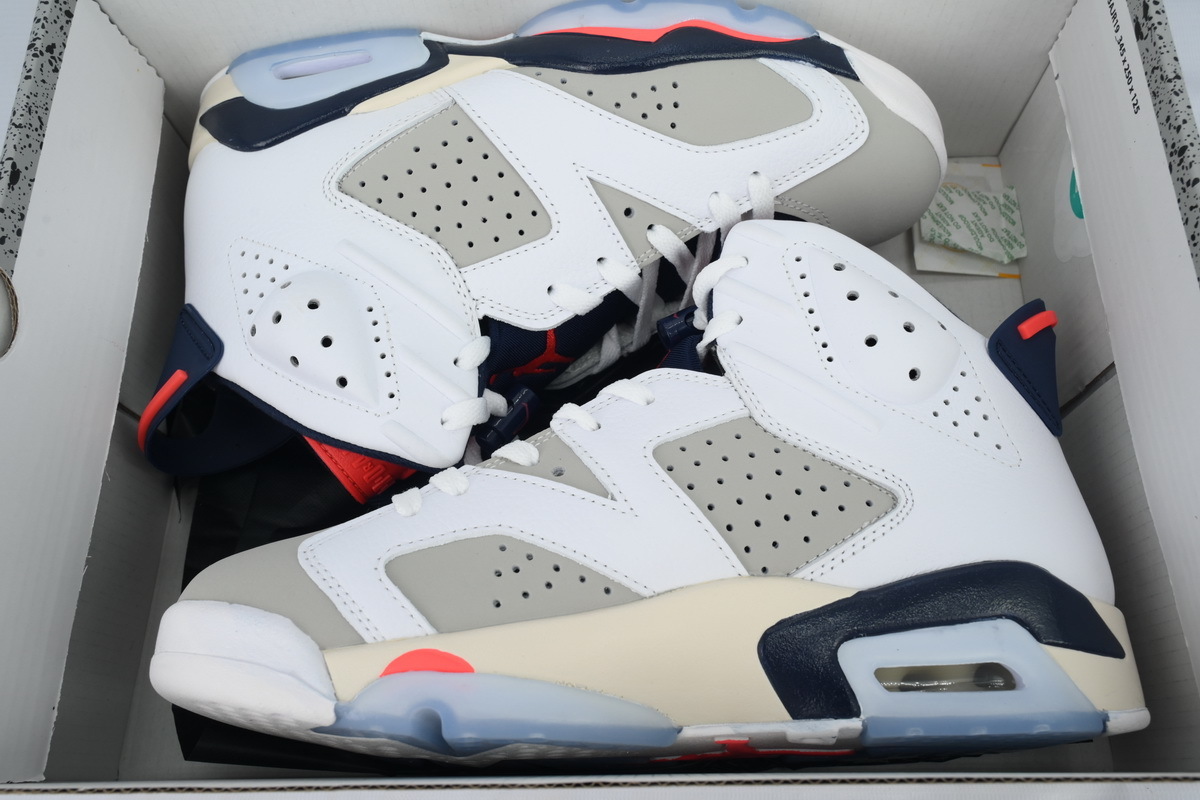 DA5Q1 Jordan 6 Sports Basketball Shoes 384664-104 Air Jordan 6 Retro 'Tinker'