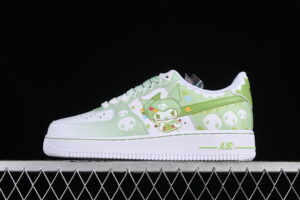 Doraemon x Nike Air Force 1'07 Low Collaboration White Green Air Force 1 Low Top Casual Skate Shoes Custom Edition CW2288-111