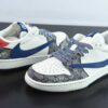 AFWG73424048 TS x Nike Air Jordan 1x G Reverse Swoosh Collaboration Blue Low Top Sports Skate Shoes XY2688-118