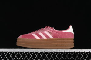 Adidas Originals Gazelle Bold IG4389 Originals Platform Casual Non Slip Wear Resistant Low Top Skate Shoes