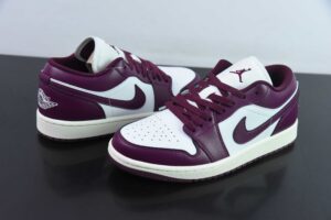BAJC25399133 Nike Air Jordan 1 Purple Red White Jordan 1 Low Top Casual Skate Shoes DC0774 161