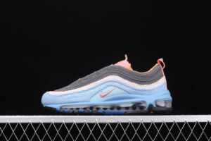 Nike Air Max 97 Metallic Pewter SE Blue Running Shoes CQ7512-462