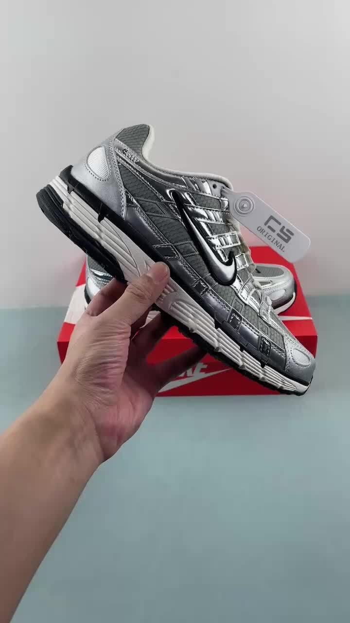 Q Authentic Label Company Level Nike P-6000 Nike Retro Running Shoes CN0149-001