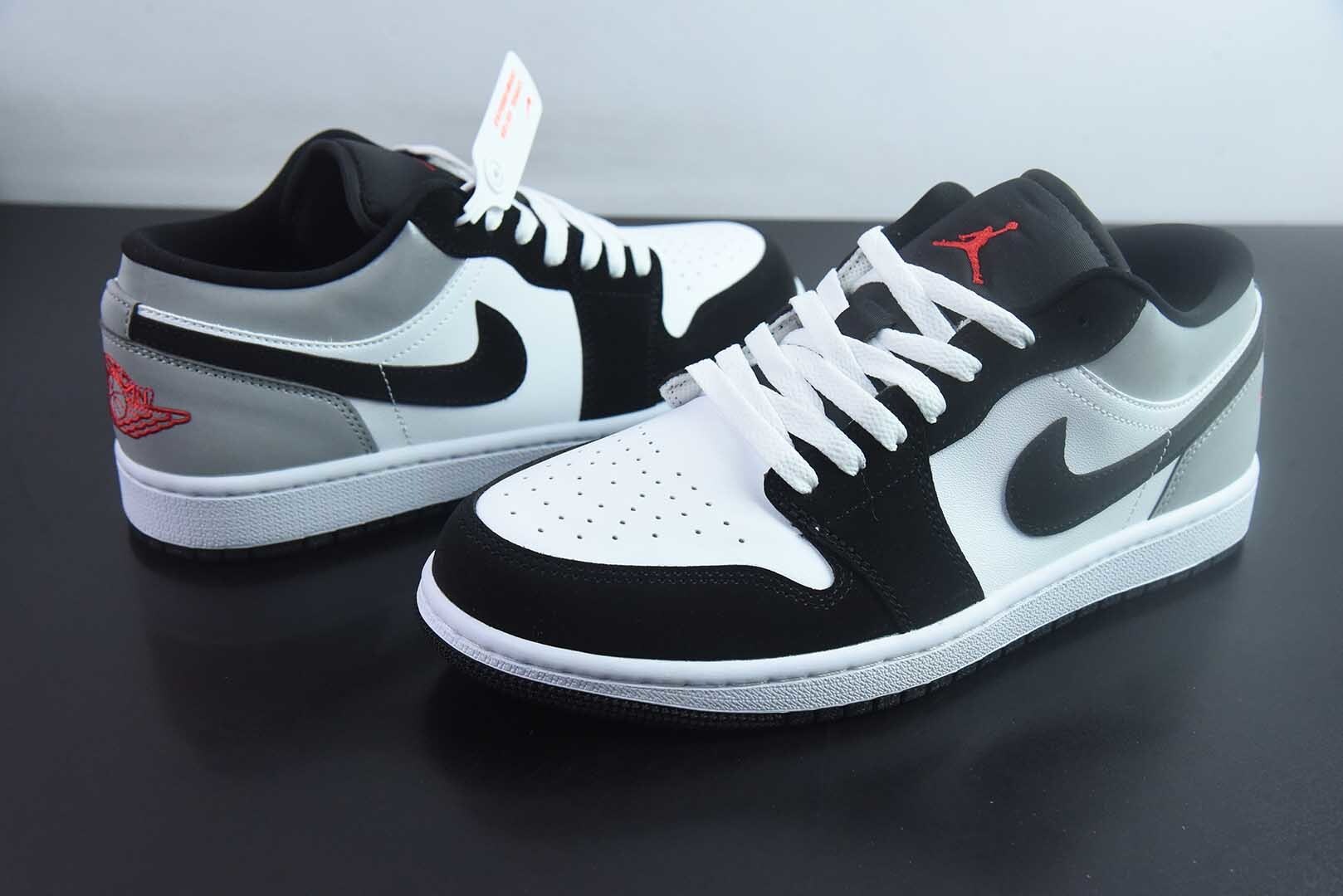 BAJT13611534 Nike Air Jordan 1 Jordan 1 Grey White Black Low Top Culture Casual Skate Shoes HF3148-106