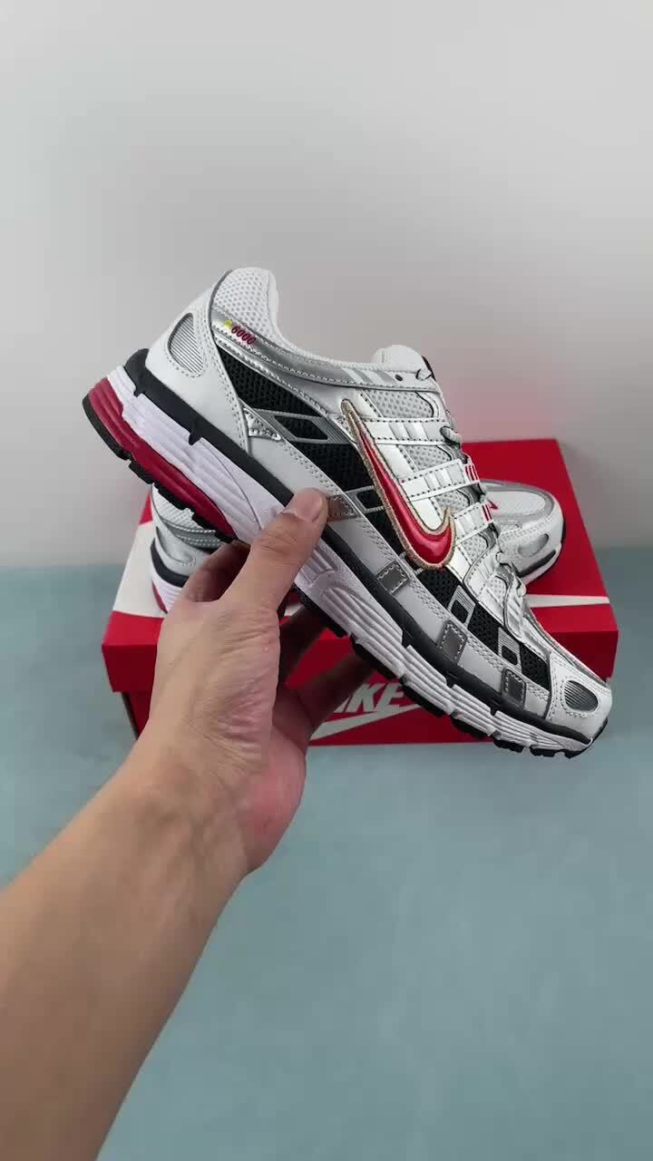 R Authentic Label Company Level Nike P-6000 Nike Retro Running Shoes BV1021-101