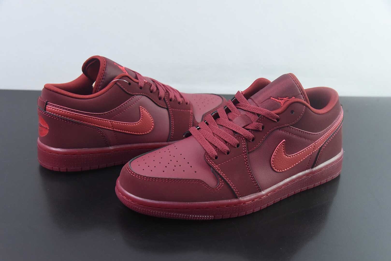 BBC63798535 Air Jordan 1 Limited Red IB7012-600 Red Low Top Basketball Shoes Red
