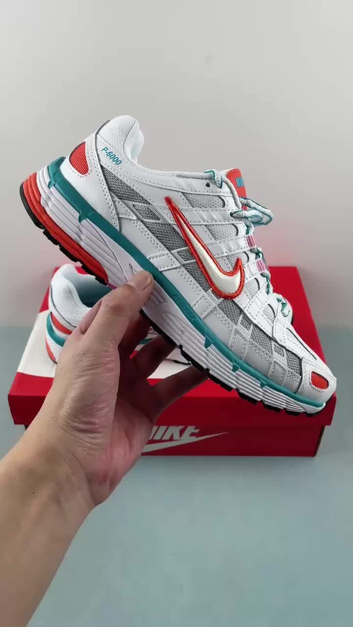 R Authentic Label Company Level Nike P-6000 Nike Retro Running Shoes BV1021-105