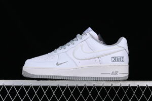 Kith x Nike Air Force 1'07 Low Collaboration White Grey Air Force 1 Low Top Casual Skate Shoes KT1659-009