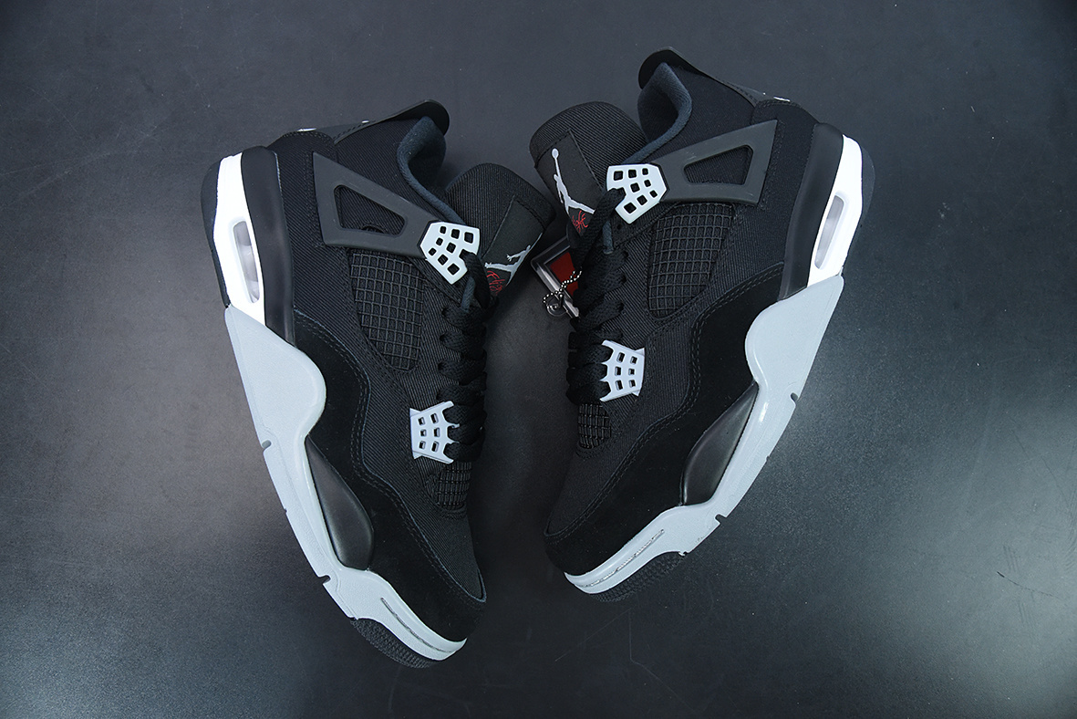 I03C5 AJ4 Retro "Olive Canvas" AJ4 4 Black Grey DH7138-006