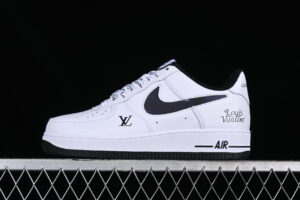Louis Vuitton x Nike Air Force 1'07 Low Collaboration Air Force 1 Low Top Casual Skate Shoes Custom LV1898-836