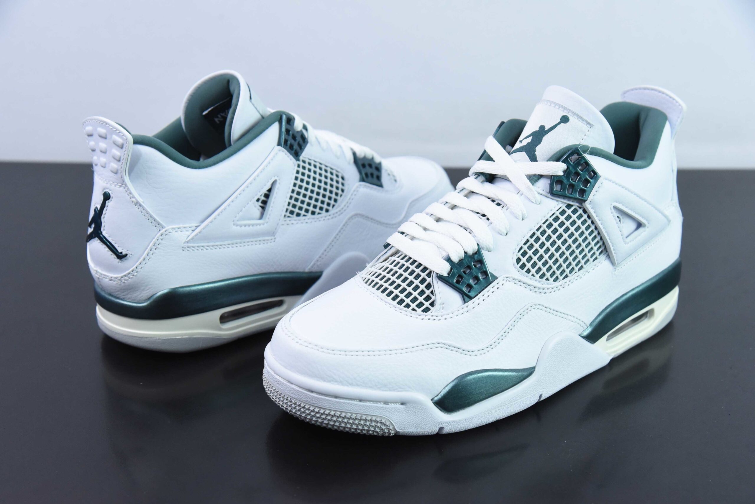 IIQ71722350 Nike AJ4 Retro 4 White Green FQ8138 103