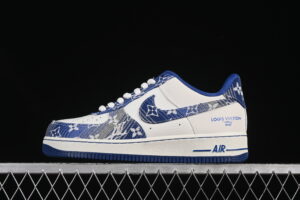Nike Air Force 1 '07 Low LV Collaboration Grey Blue Air Force 1 Low Top Casual Skate Shoes SC9207-540