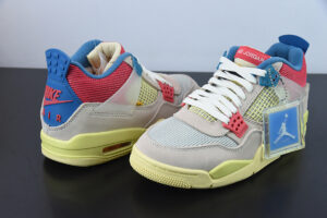 L00H6 Union x AJ4Guava Ice Pink Blue AJ4 Jordan 4 UN Collaboration DC9533-800
