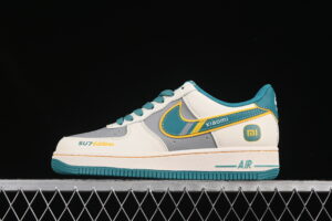 Nike Air Force 1 '07 Low Cream Collaboration Blue Air Force 1 Low Top Casual Skate Shoes SS1168-208