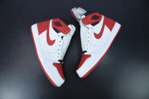 D05G5 Air Jordan 1 Jordan 1 High Top Basketball Shoes / White Red 2022 Latest Release 555088-161
