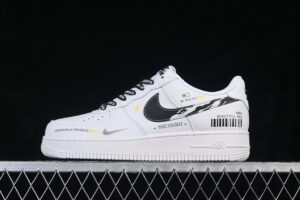 Nike Air Force 1 '07 Low White Black Air Force 1 Low Top Casual Skate Shoes JP8028-072