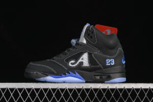 L Version Awake NY x Air Jordan 5 "Black Metallic" AJ5 5 Collaboration Black Grey DV4982-004