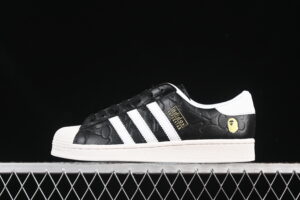 Bape x Adids Superstar JQ3666 Superstar Casual Skate Shoes
