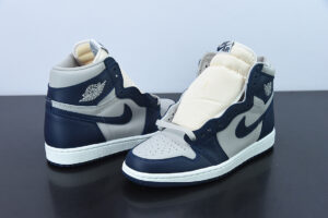 D0F0S5 Nike Air Jordan 1 High 85 "College Navy" Blue Grey Air Jordan 1 Classic BQ4422-400