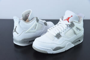 L00H6 AJ4 White Tech White Culture Basketball Shoes CT8527 100