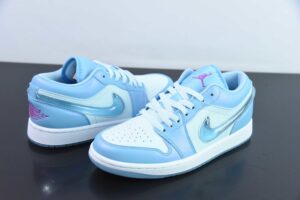 DAB55774937 Nike Air Jordan 1 Blue Jordan 1 Low Top Casual Skate Shoes FN7366 400