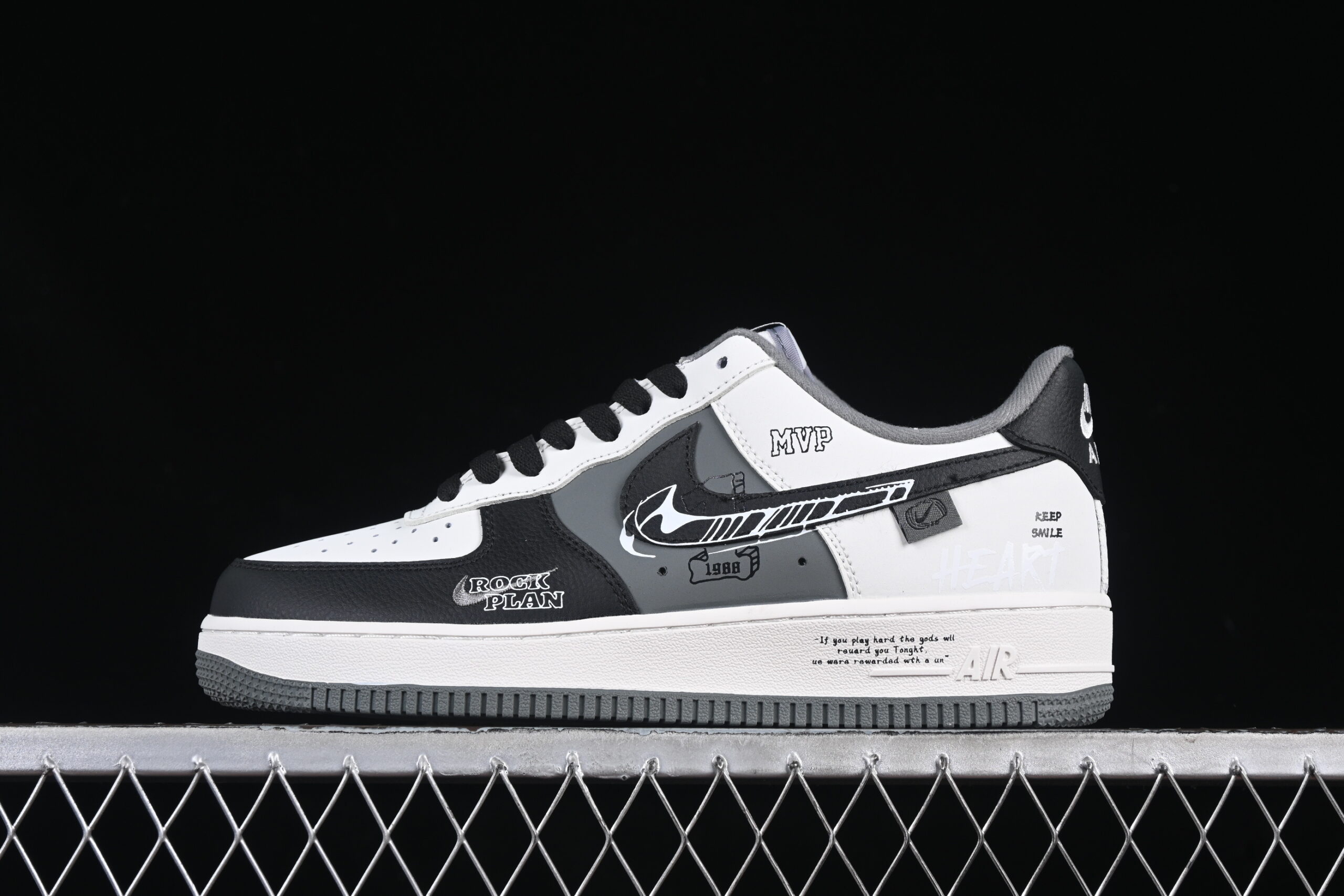 Nike Air Force 1'07 Low "50 Cents" Air Force 1 Low Top Casual Skate Shoes Custom Edition DB3301-660