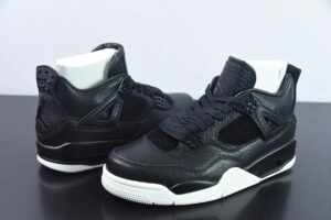 LDR80019460 AJ 4 Retro Premium " Pony Hair Black " Black White Black 819139 010