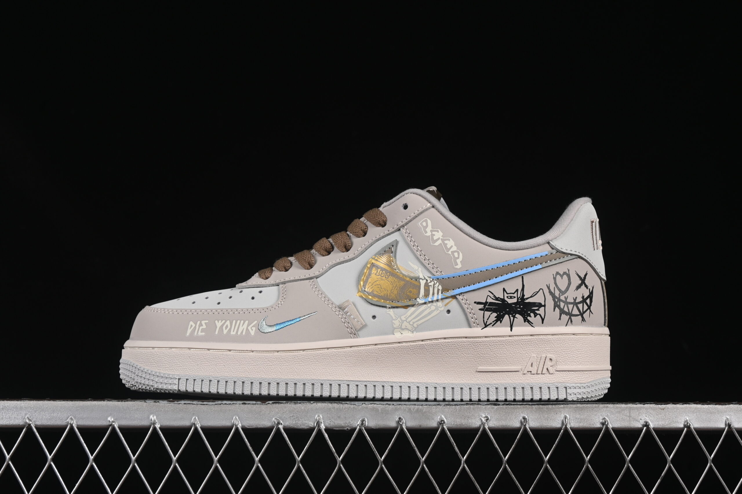Nike Air Force 1'07 Low "Batman" DC Series Air Force 1 Low Top Casual Skate Shoes XL2321-111