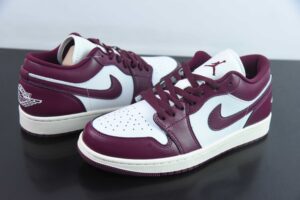 DAJV95503732 supreme xNike Air Jordan 1 White Red Air Jordan 1 Low Top Casual Skate Shoes DC0774-161